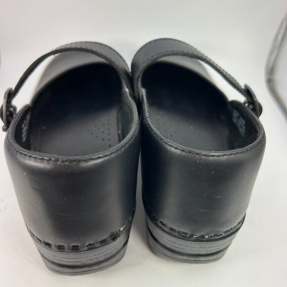 Dansko ladies Betty Leather Mary Jane Pumps 40 black heels 10-10.5 witch core - Picture 11 of 13